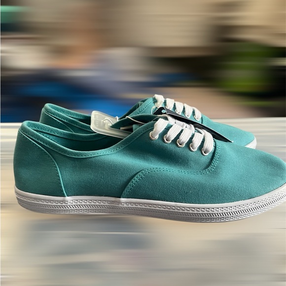Universal Thread Teal Canvas Sneakers - Picture 2 of 5
